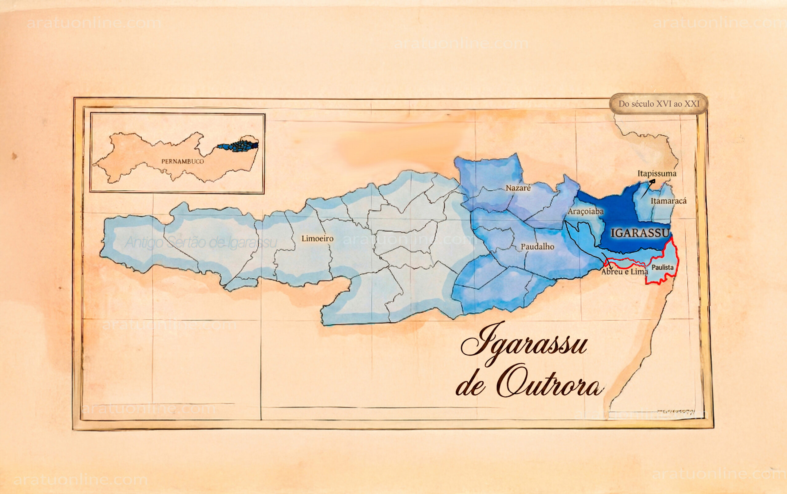 Mapa Histórico de Igarassu