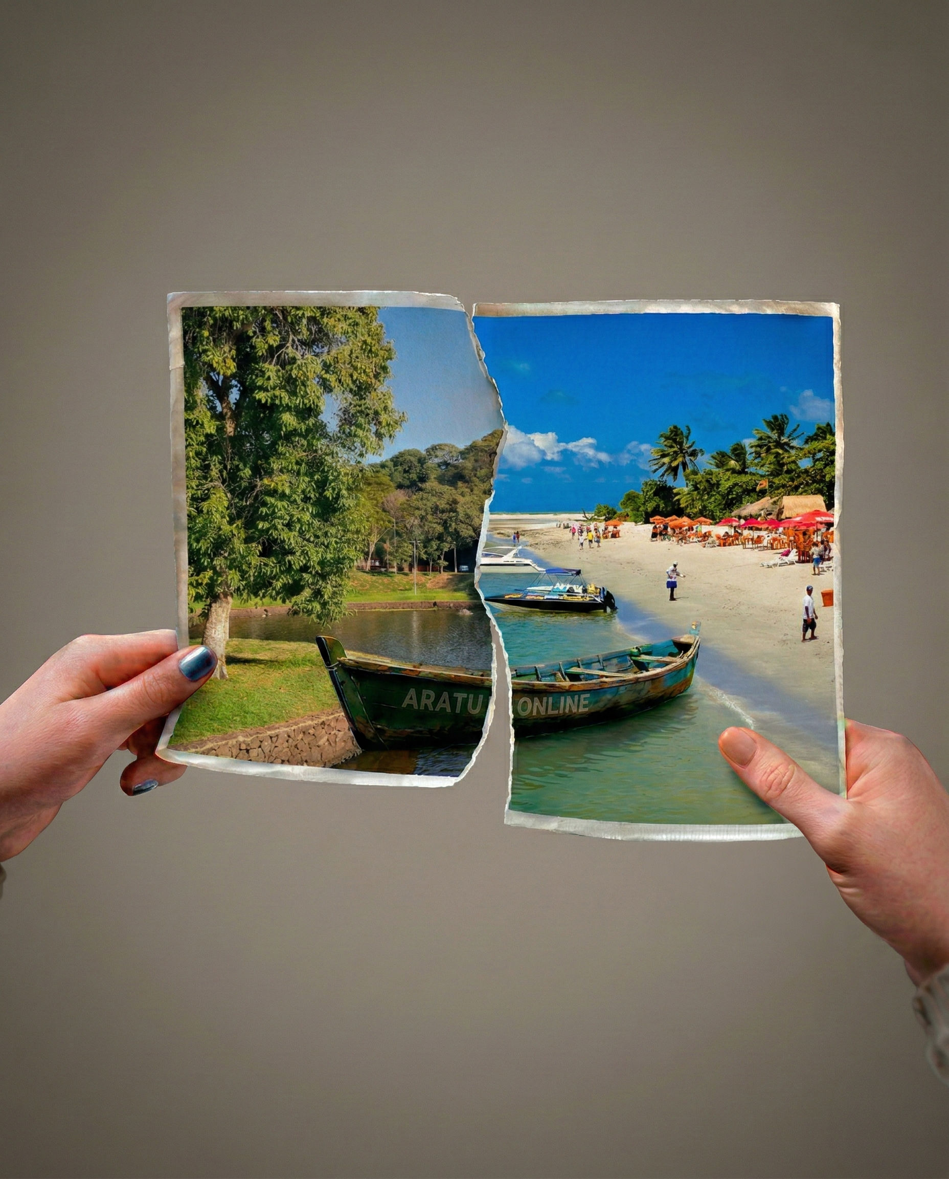 Montagem das duas cidades