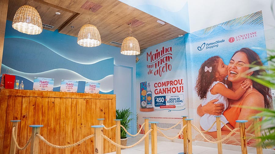 Dia das Mães, Shopping Patteo Olinda, L'Occitane au Brésil