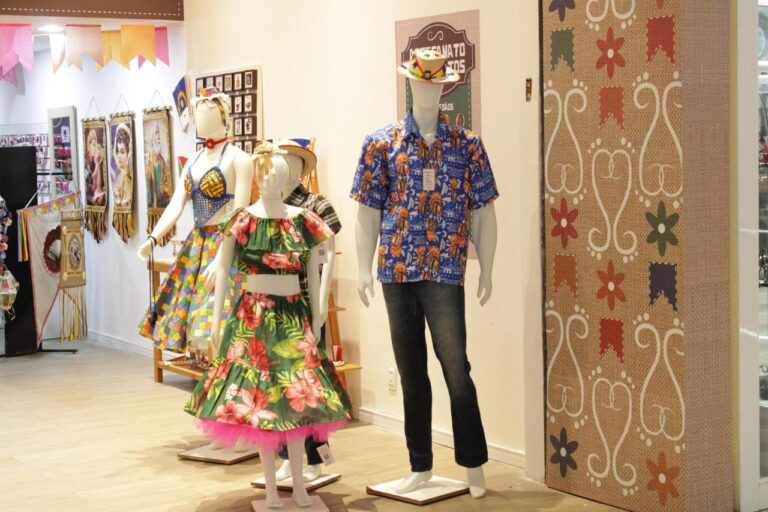 artesanato junino, RioMar Recife, empreendedorismo local, São João, cultura pernambucana