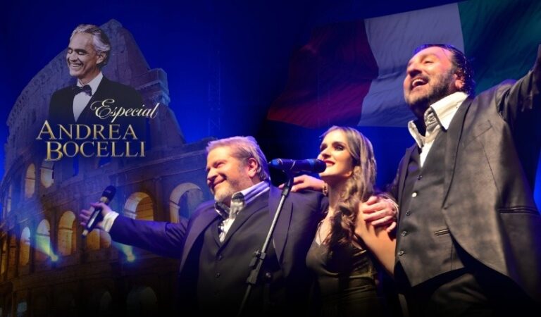 Andrea Bocelli, Teatro RioMar Recife, A Bela e os Tenores, música clássica, tributo musical