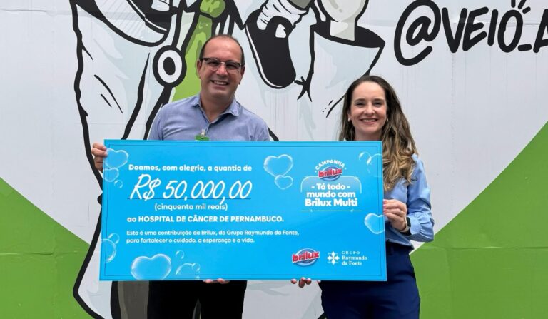 Brilux doação, Hospital Câncer Pernambuco, campanha solidária, atendimento oncológico, Grupo Raymundo da Fonte