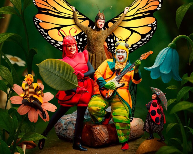 musical infantil, A Cigarra e a Formiga, Teatro RioMar Recife, férias de julho, espetáculo infantil