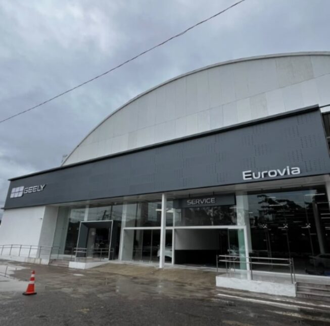 Eurovia Geely, concessionária Recife, veículos eletrificados, Grupo Via1, Madalena