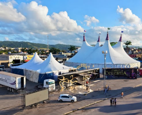 Circo Celestia, Vitória de Santo Antão, espetáculo circense, temporada circo, Globo da Morte