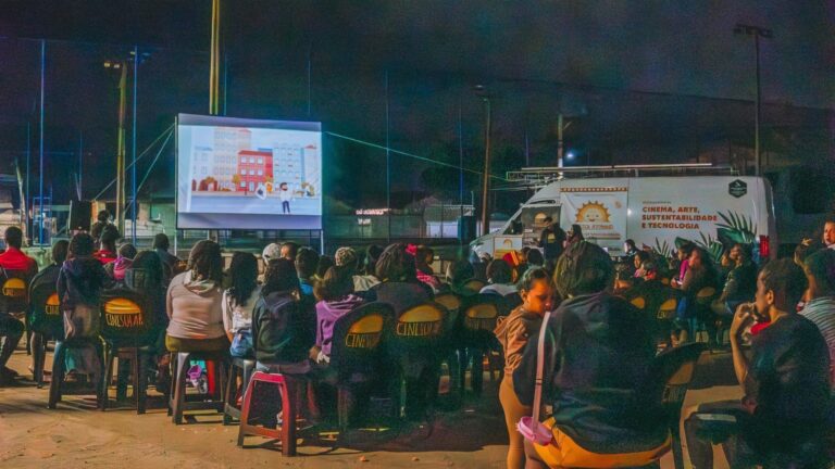 CineSolarzinho, cinema solar, eventos infantis, Pernambuco, cultura sustentável, pipoca grátis