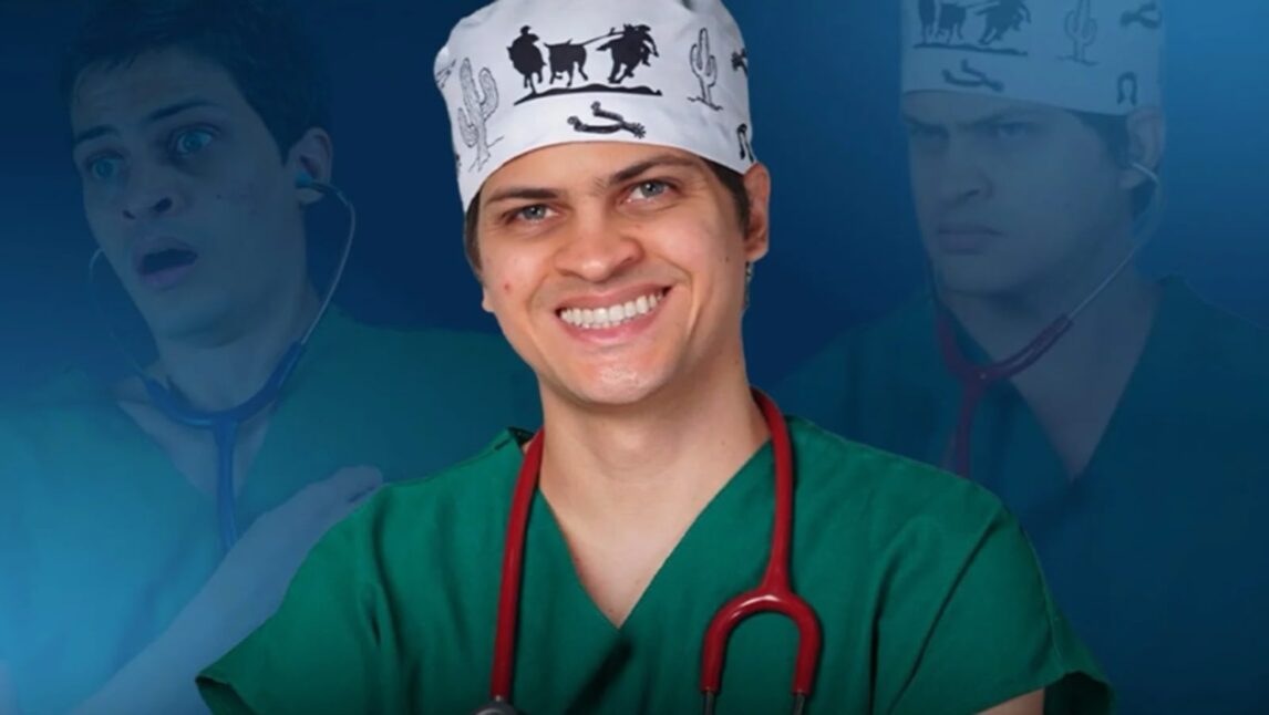Dr. Vini, stand-up comedy, Teatro RioMar, Recife, espetáculo de humor, medicina e humor