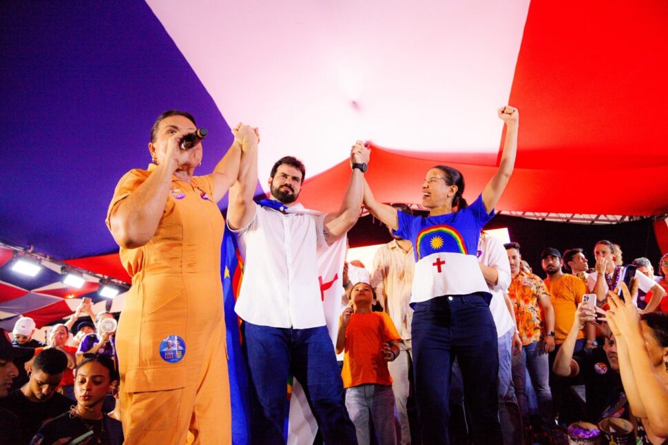 caminhada Igarassu, Raquel Lyra, César Ramos, Cruz de Rebouças, eleições