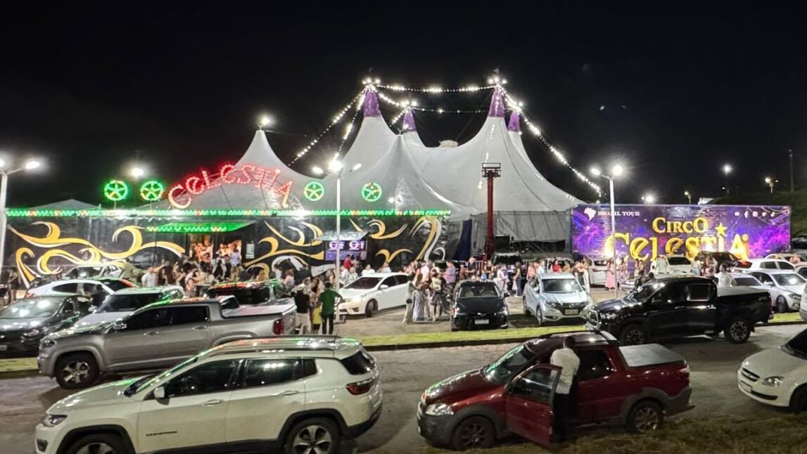 Circo Celestia, Campina Grande, espetáculo circense, atrações família, lazer infantil, Globo da Morte
