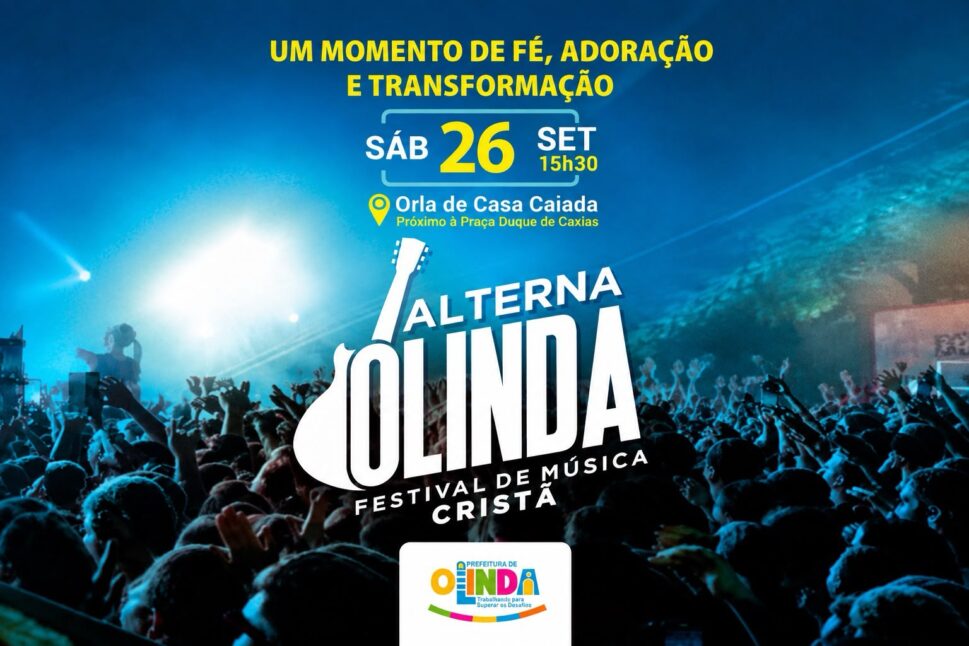 Festival Olinda, Música cristã, Praia do Quartel, Evento religioso, Atrações musicais