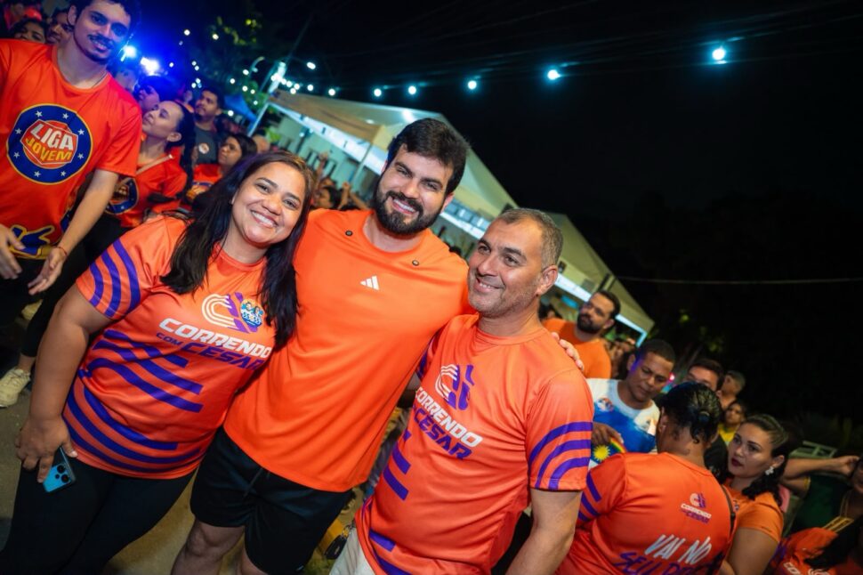 Treinão Igarassu, César Ramos, Raquel Lyra, evento esportivo, política Igarassu, campanha eleitoral