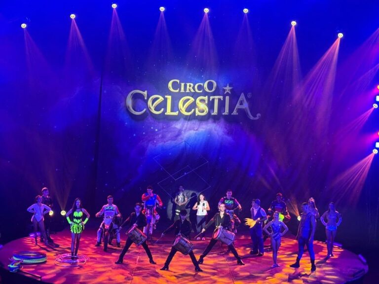 Circo Celestia, Caruaru, espetáculo internacional, tradição e tecnologia, artes circenses
