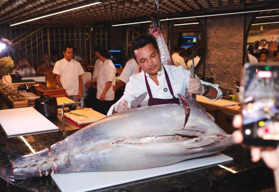 Cerimônia Kaitai, gastronomia japonesa, atum Bluefin, RioMar Recife, David Fonseca