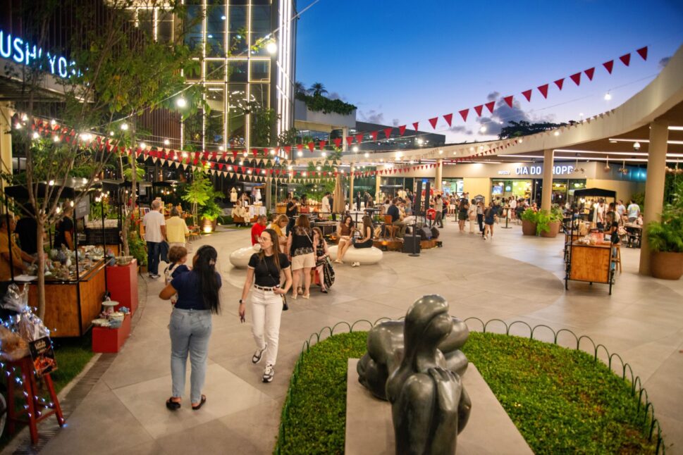 Mercado no Parque, Shopping Recife, Parque Gourmet, gastronomia, artesanato, música ao vivo, economia local